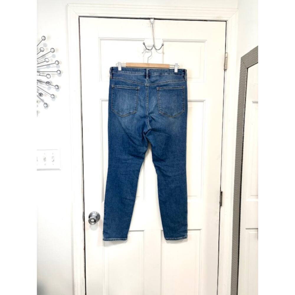 Athleta Sculptek Skinny Jeans 12 Medium Wash Sculpting Denim Performance Stretch - Picture 4 of 14